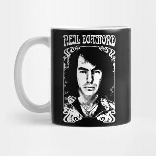 Neil Diamond /// Retro 1970s Fan Design Mug